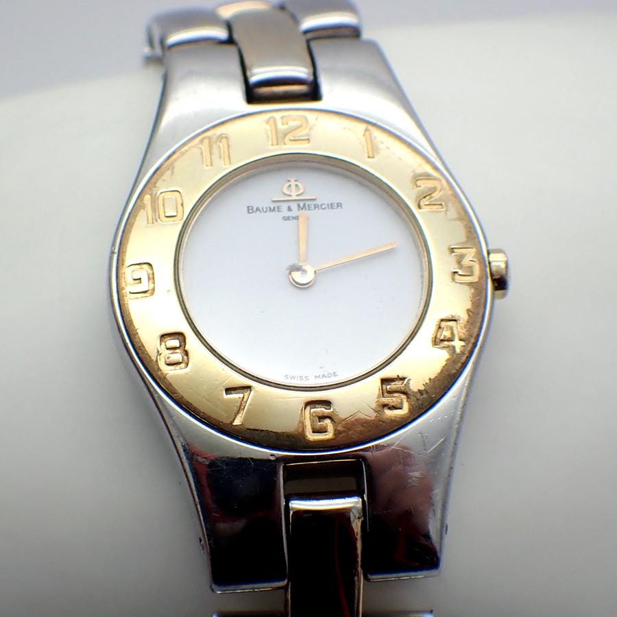 Baume Mercier Linea Wrist Watch 5261 Two Tone Stainless  display picture 2