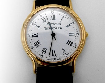 Tiffany & Co. Portfolio Swiss Ladies Watch Gold Plated Original Band And Box Tiffany & Co. Portfolio Swiss Ladies Watch Gold Plated  main image 2