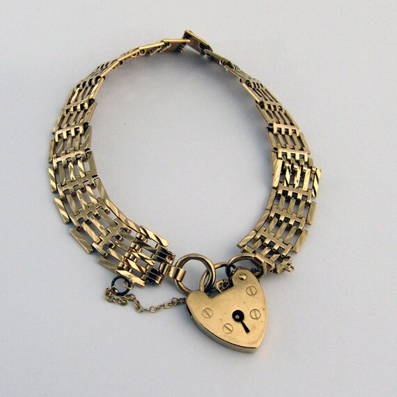 Vintage locket bracelet deals