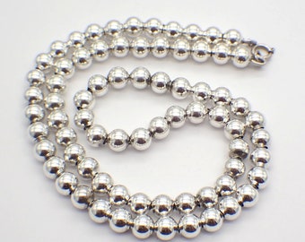 Collier de perles en argent sterling