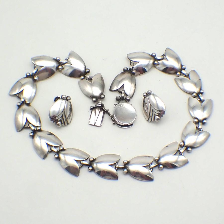 Georg Jensen Tulip Necklace - Etsy