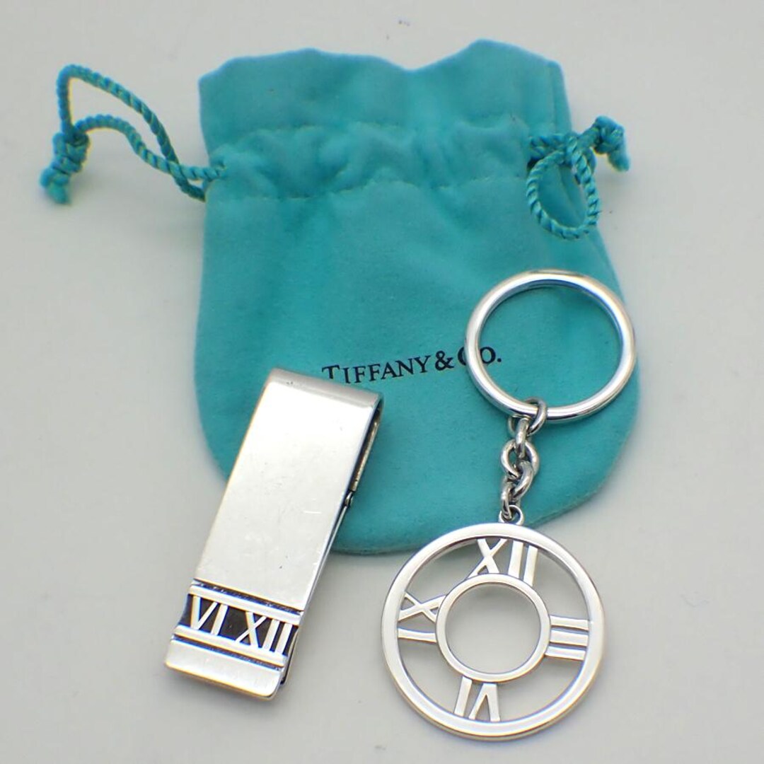 アトラス マネークリップ＆キーチェーン ティファニー社 スターリング