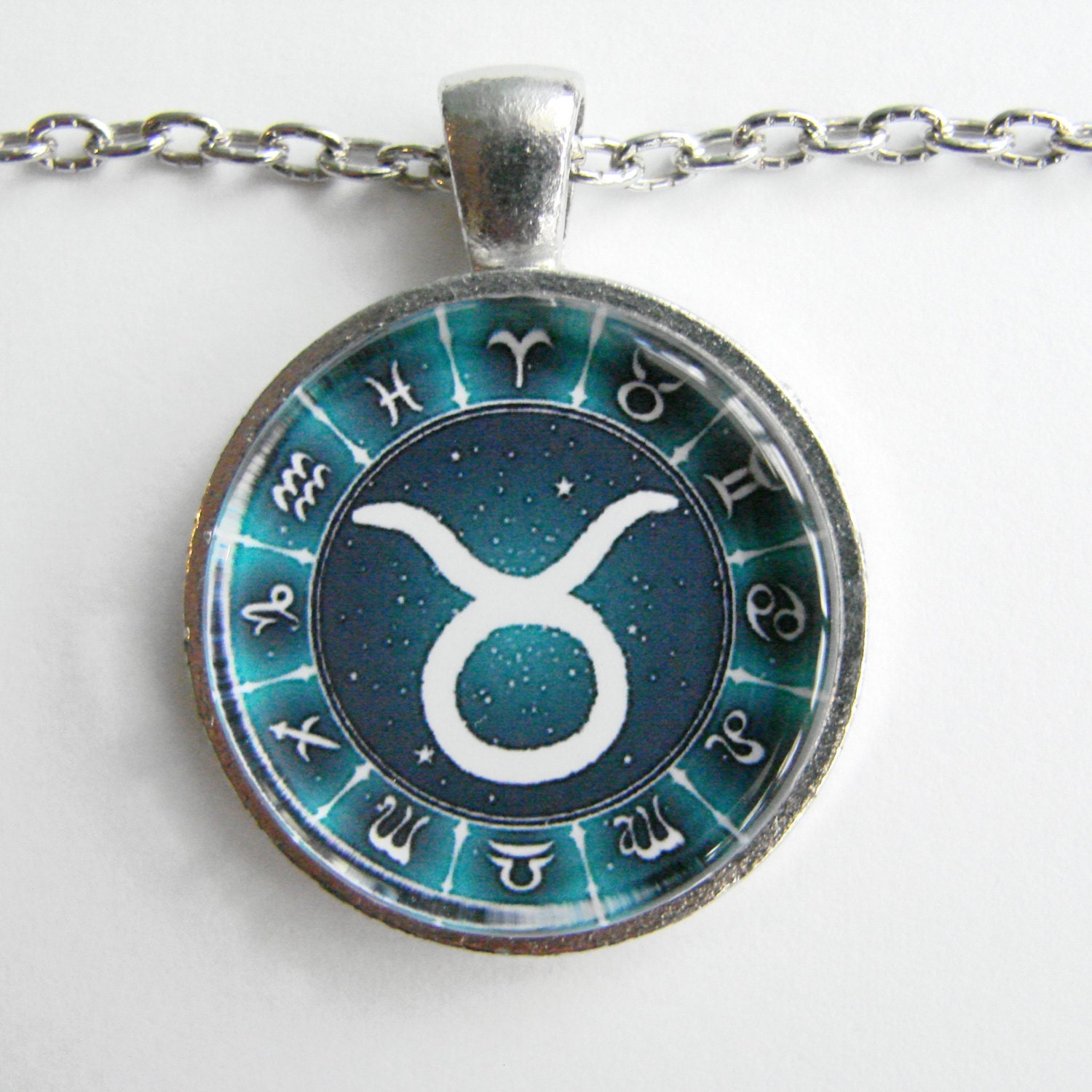 TAURUS ZODIAC SIGN Necklace Taurus necklace for him or Etsy