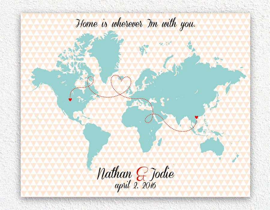 Digital File Printable Pattern Long Distance Friendship - Etsy