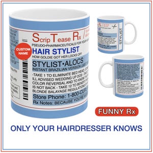 Personalized HAIR STYLIST gift hair-stylist best hair dresser gift hair dressing hairdresser hair salon beauty salon gift hair stylist mug