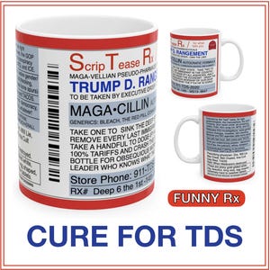 Anti-Trumpf-Anti-MAGA-Becher, Anti-Trumpf-Neuheitsgeschenk, Nicht mein Präsident, Anti-Trumpf-Geschenk, Anti-Republikaner-Politischer Becher, TDS, Linker hassen Trump