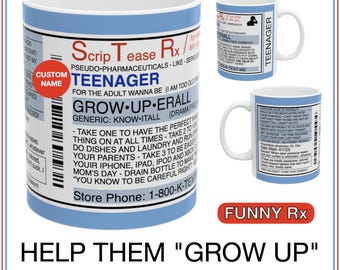 TEENAGE girl personalized gift teen girls birthday gift for teenage girls, Best teenager girl gift for teenage daughter mug teen gifts teens