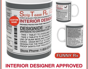 INTERIOR DESIGNER giftsfor interior designers gift interior decorator decor interior design interior-decorator personalized gift custom mug