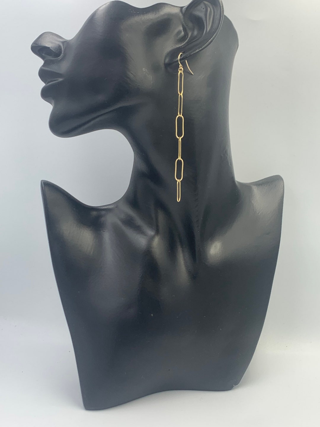 Gold Filled Cable Chain Earrings Etsy UK