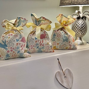 Easter gift bag, reusable, eco friendly, present bag, party bag, favour