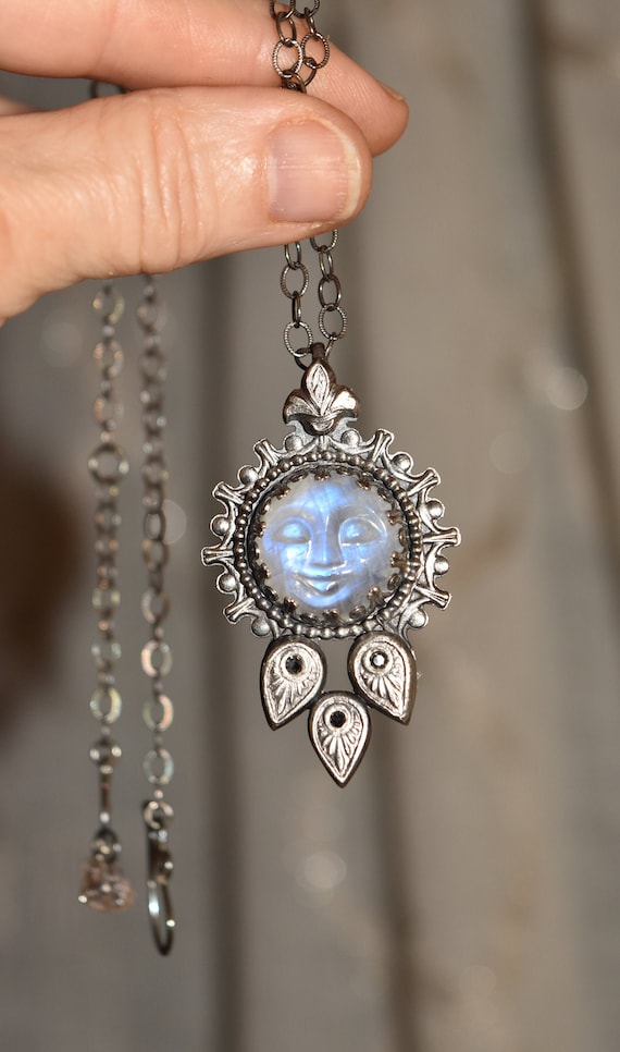 Fancy Jasper Moonface Pendant Fancy Jasper Moonface Pendant