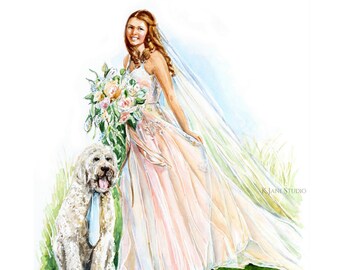 Painting Of Dress Etsy