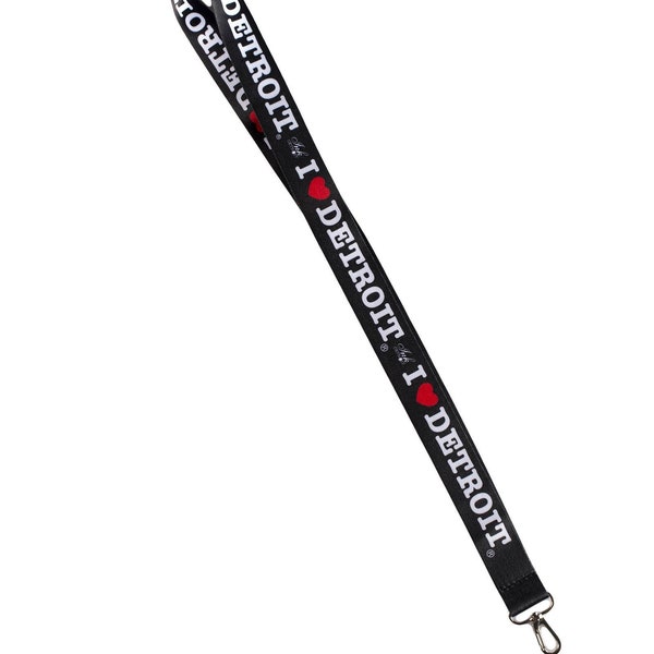 I Love Detroit Lanyard