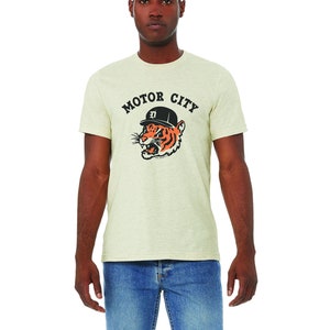 Ink Detroit Motor City Kitty T-Shirt - Natural