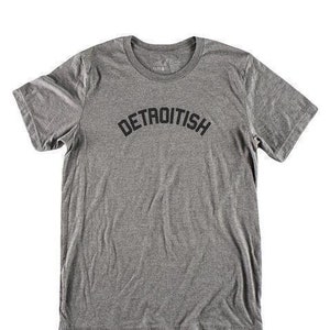 Detroitish Heather Grey Tri-Blend T-Shirt