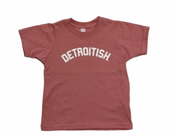 Detroitish Toddler T-Shirt - Mauve
