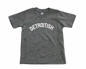 Detroitish Toddler T-Shirt - Grey