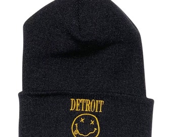 Ink Detroit Teen Spirit Beanie - Black