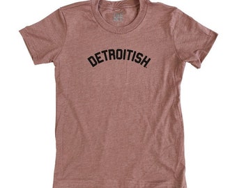 Detroitish Youth T-Shirt - Mauve