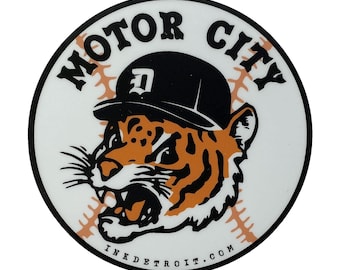 Motor City Kitty Vinyl Die Cut Sticker