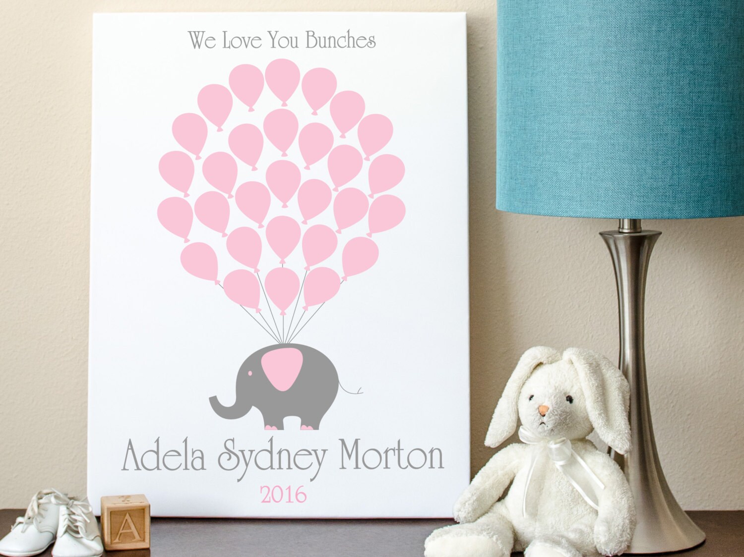 Elephant Baby Guest Book Elephant Baby Shower Guest Book | Etsy