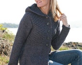 Knitted jacket in size S-XXXL. Cardigan, hooded jacke.Women 39 s jacket.