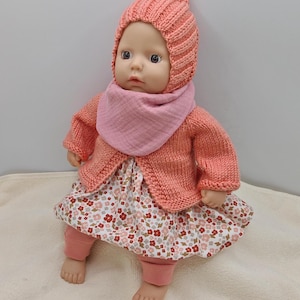 Kleidung für  Babypuppe bis 30 -33 -36 -42 cm.