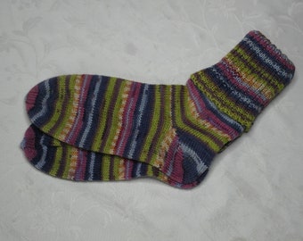 Stricksocken Gr.38/39  Strümpfe mit doppelten Bund