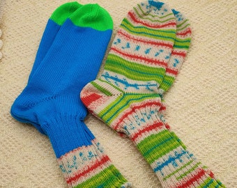 Stricksocken Gr.40/41 Wollsocken aus Merinofein.