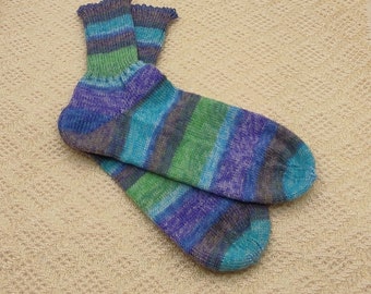 Wollsocken  Gr.42/43 Stricksocken Strickstrümpfe