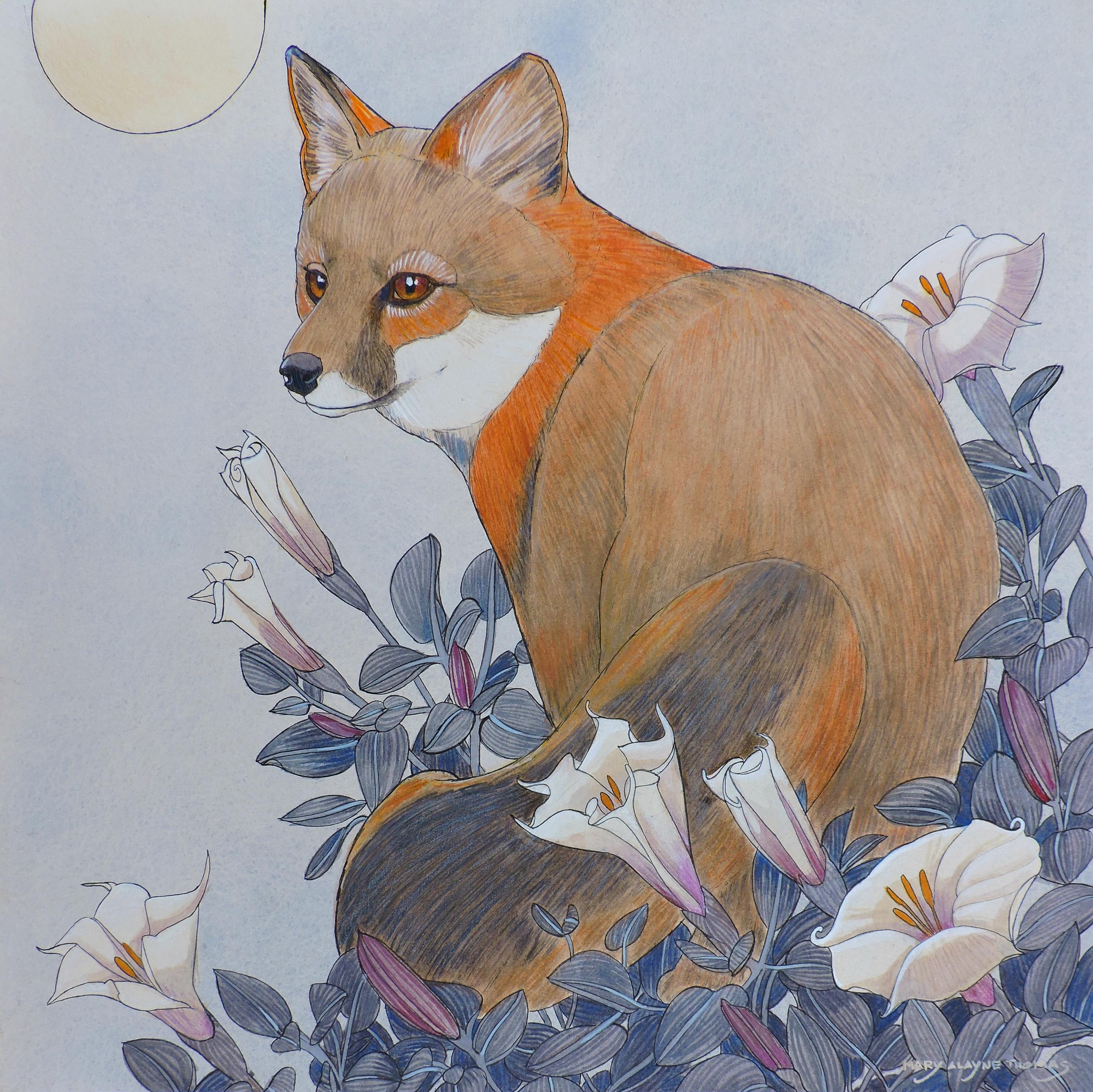 Night Magic- limited edition print of original mixed media painting