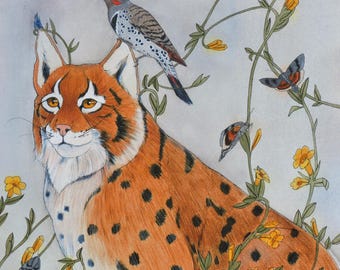 Light in the Meadow- limited edition print of original mixed media painting