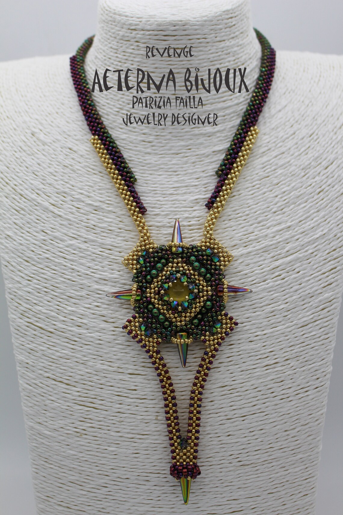 Beading Tutorials and Patterns Revenge, Beadwork, Bead Pattern, Bead ...