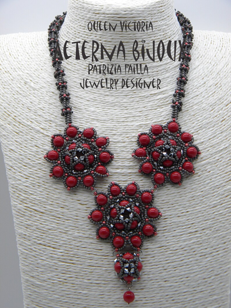 Beading Tutorials and Patterns Queen Victoria Beadwork, Bead Pattern