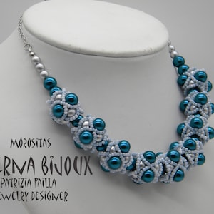 Beading tutorials and patterns Morositas- necklace, earrings, beadwork, bead pattern, bead tutorial, bead instruction, beading pattern, bead