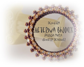 Beading tutorials and patterns Demetra, beadwork, bead pattern, bead tutorial, beading, bead instruction,pattern, beading instructions, bead
