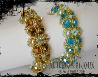 Tutoriels et modèles de perles Manhattan - perlage, modèle de perles, tutoriel de perles, instruction de perles, modèle de perles, instructions de perles