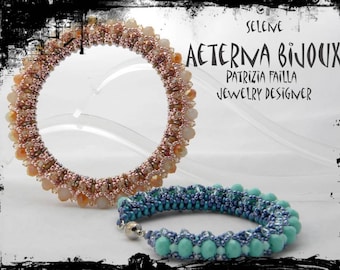 Fädelanleitungen und Muster Selene- Fädelanleitung, perlenarbeit, perlenanleitung, fädelanleitung