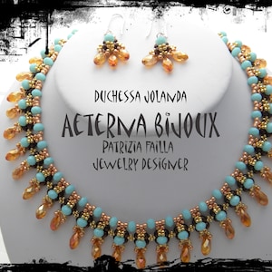 Beading tutorials and patterns Duchessa Jolanda- beadwork, bead pattern, bead tutorial, beadweaving tutorials, beadwoven tutorials, beading