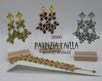 Beading tutorials and patterns Sirtaki- beadwork, bead pattern, bead tutorial, bead instruction, beading pattern, beading tutorial, tutorial