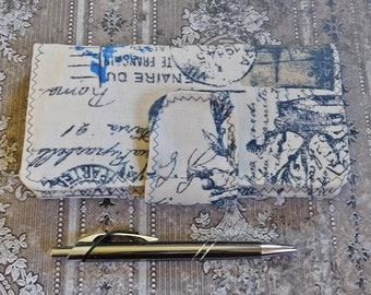 Checkbook Cover - Checkbook Holder - Checkbook Wallet - Coupon Wallet - Cash Wallet - Fabric Wallet