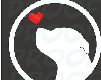 Pit Bull Love Decal