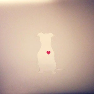 The original Loveabull pit bull decal pitbull decal with heart image 4