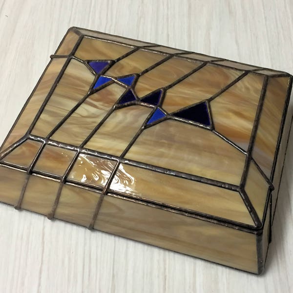 Stained Glass Box Etsy