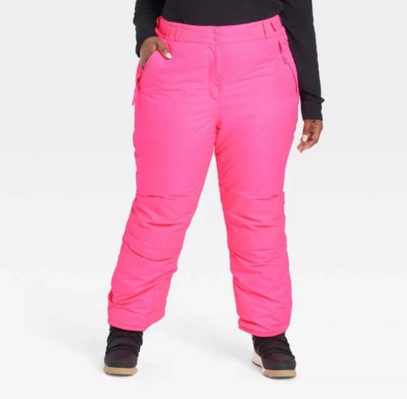 Pantaloni da neve da donna All In Motion Rosa Taglia 2X NWT 