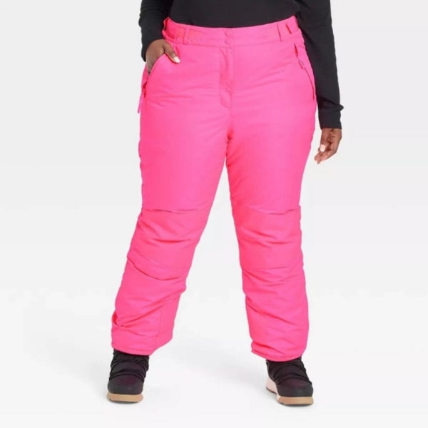 Pink Snow Pants Etsy