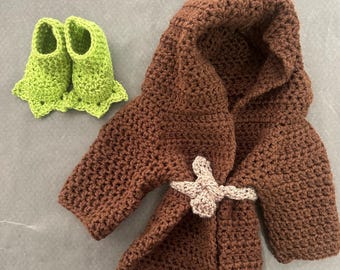 Yoda/Grogu Baby Set (robe, feet)