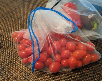 Mesh Produce Bag, Mesh Fruit Bag, Reusable Produce Bag,  Plastic Bag Alternative, Reusable Vegetable Bag