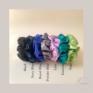 Bridesmaid Scrunchie Bridesmaid Proposal Personalised Bridesmaid Gifts Scrunchie Hair Accessories Hair Tie Gift Thank You Gift image 4