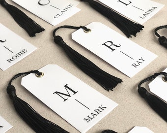 Tassel Place Card | Place Name | Place Setting | Vellum Place Card | Hanger Name Tag | Vellum Tags | Vellum | Seat Reservation